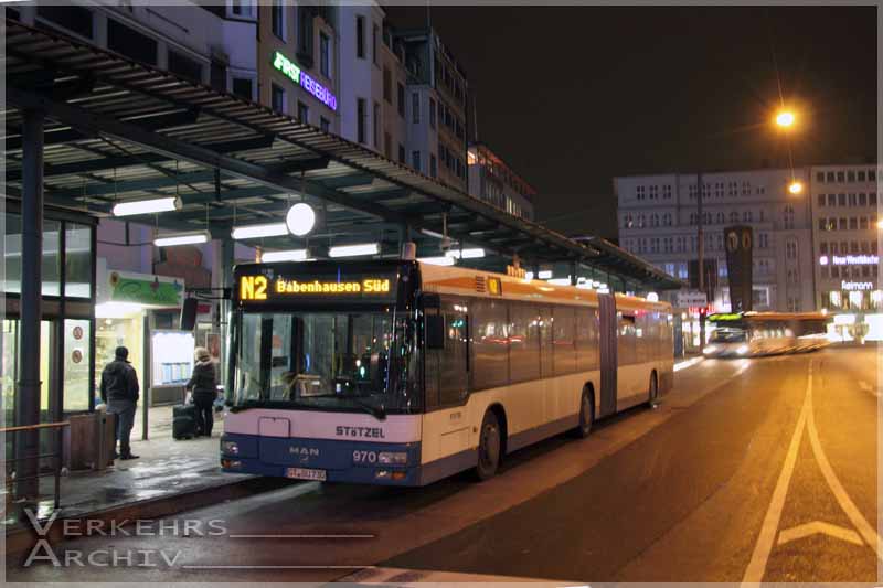 Stötzel Verkehrsbetrieb 970 [GT-BU 730] in Bielefeld, (U) Jahnplatz